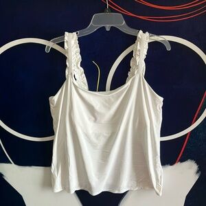 Lilly Pulitzer White Luxletic Tank - Size XL!!